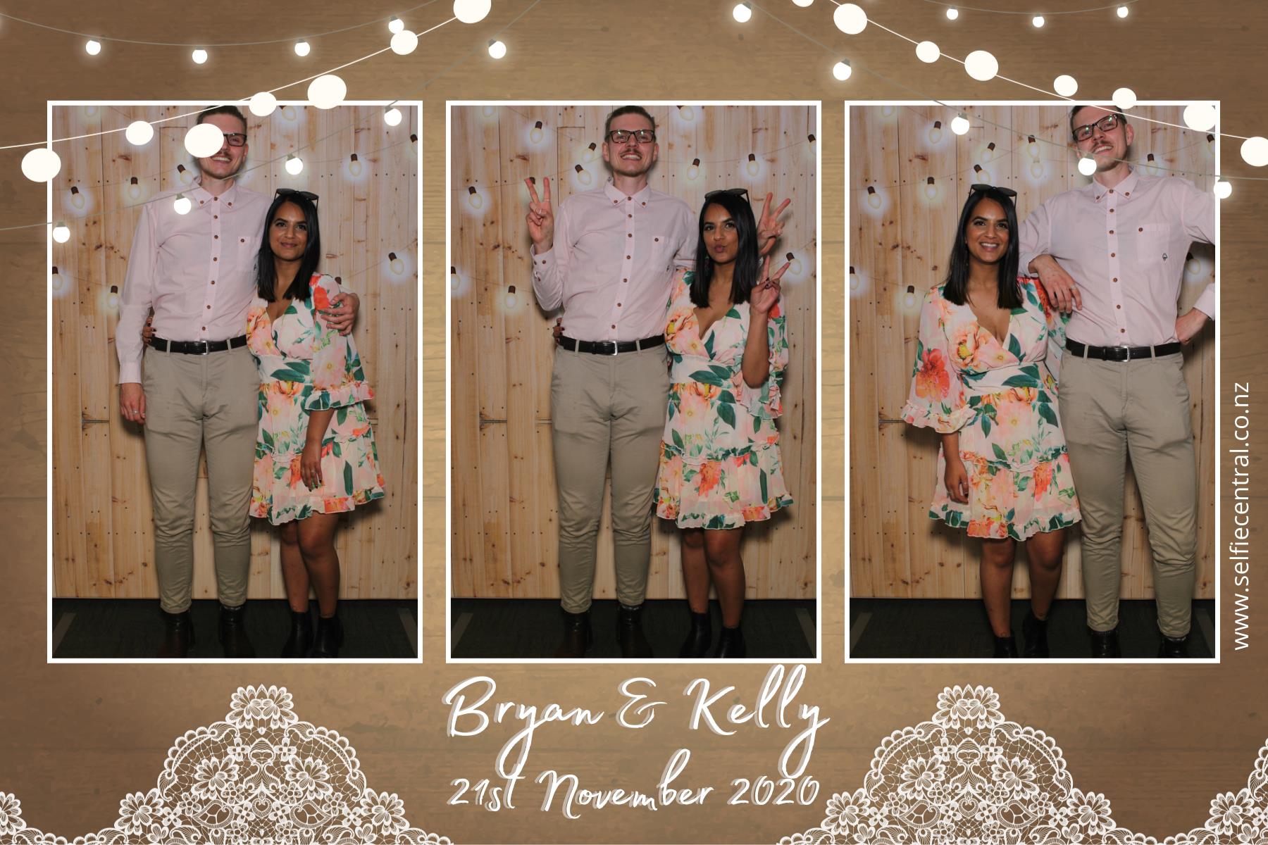 Bryan & Kelly's wedding | View more photos from the event at gallery.photobooth.co.nz/u/SelfieCentral/Bryan-Kellys-wedding